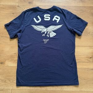 Nike Team USA Tokyo Japan Olympics Eagle Graphic Navy T-Shirt Men’s Large